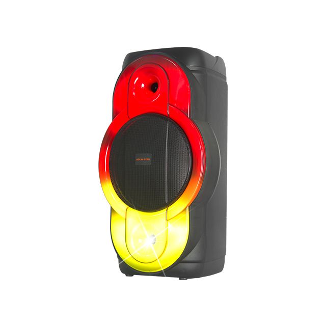 New KOLAV-D1201 12 Inch bluetooth powerful speakers portable bass and loud full screen flame light speaker