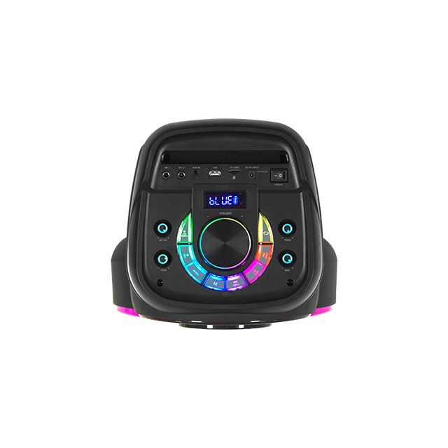 New KOLAV-D1201 12 Inch bluetooth powerful speakers portable bass and loud full screen flame light speaker