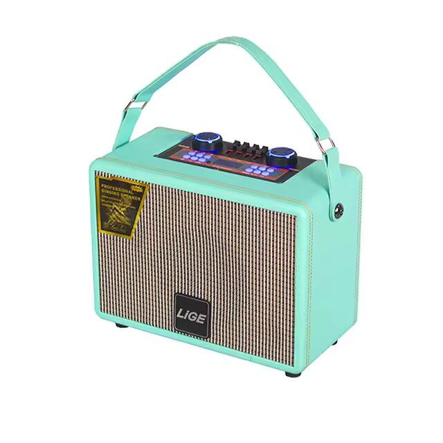 LiGE-6 Vintage Bluetooth Speaker  Wooden Speaker Luxury Portable Outdoor Home Decoration Classical 40W Speaker With Remote Control