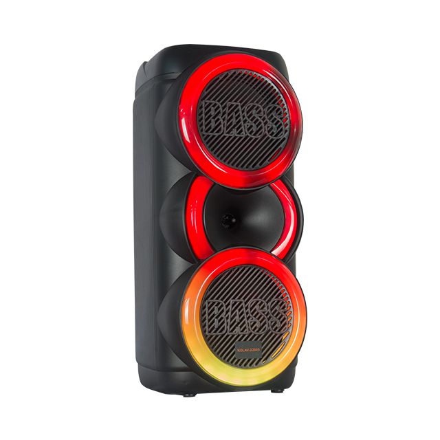 KOLAV-D2805 New Private Model Dual 8" Music Sound System Speakers Out door MAX Power 20800 P.M.P.O RGB Speaker