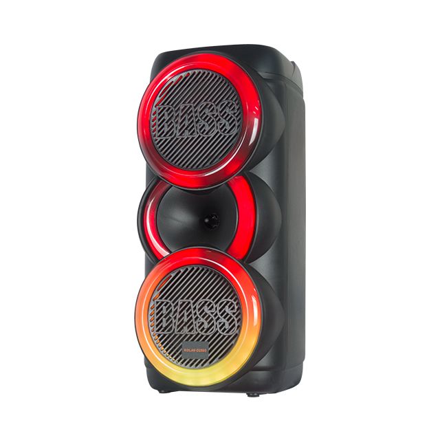 KOLAV-D2805 New Private Model Dual 8" Music Sound System Speakers Out door MAX Power 20800 P.M.P.O RGB Speaker