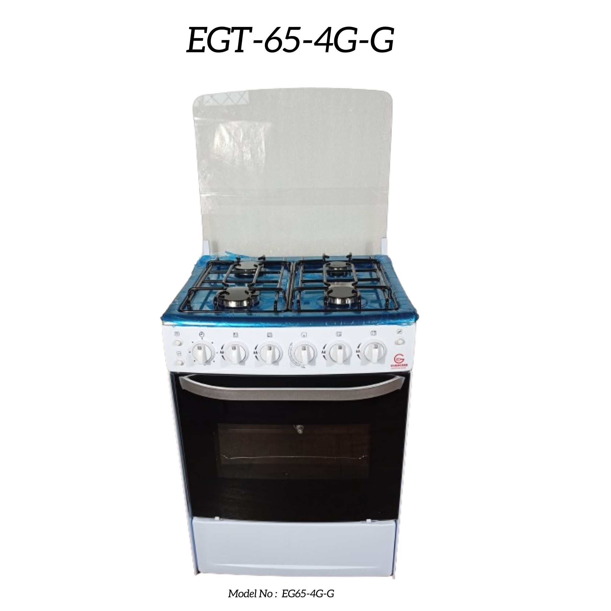 Special Offer Eurochef EG65-4G+G Free Standing 4 Gas Burners Oven Cooker Gas Cooker