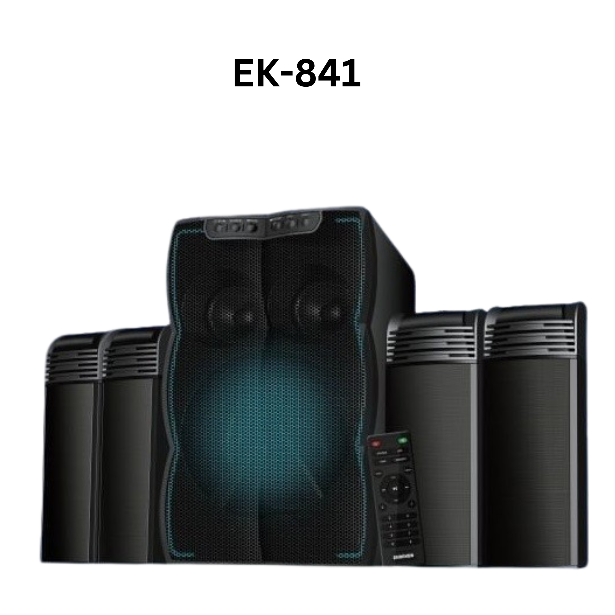 EUROKEN EK-841 4.1CH Multimedia X-Bass Speaker System Home Theatre System AC/DC Subwoofer Bluetooth Woofer USB/SD/FM Home Audio System with Remote Control