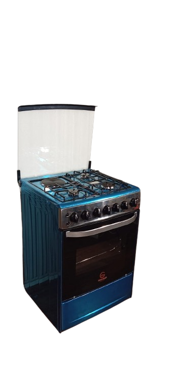 【Exclusive Offer】 EUROCHEF EGT65-3G1E-E  67L  HOME IMPROVEMENT FREE STANDING 3 GAS+ 1 HOTPLATE COOKER   KITCHEN APPLIANCE WITH ELECTRIC OVEN