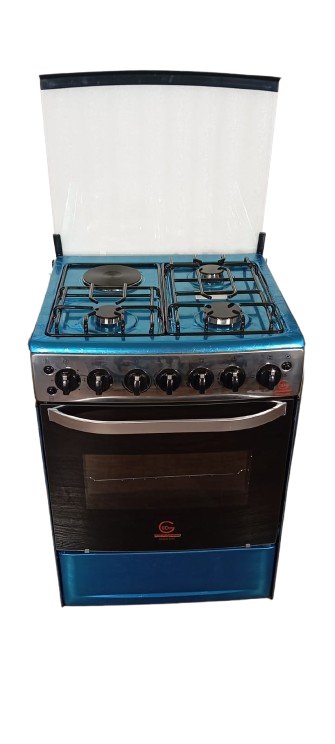 【Exclusive Offer】 EUROCHEF EGT65-3G1E-E  67L  HOME IMPROVEMENT FREE STANDING 3 GAS+ 1 HOTPLATE COOKER   KITCHEN APPLIANCE WITH ELECTRIC OVEN