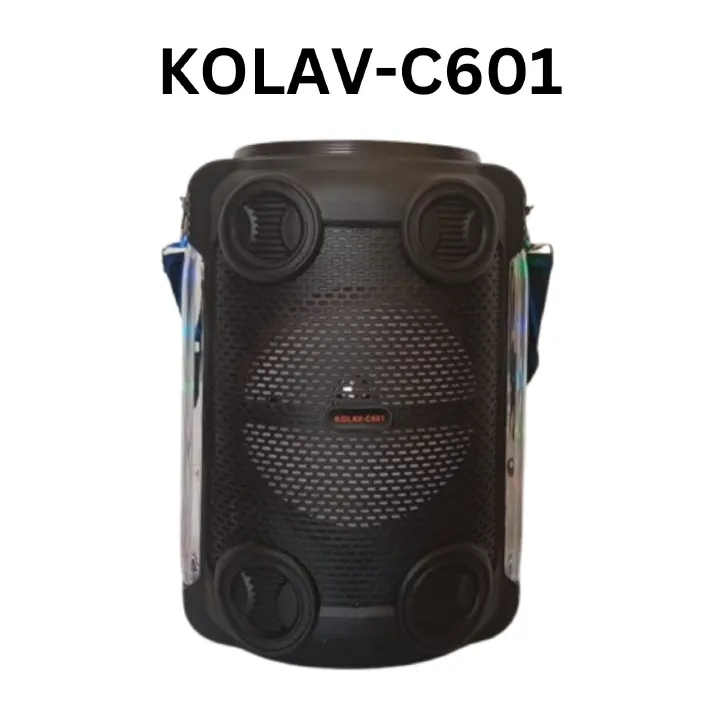 EUROKEN KOLAV-C601  Bluetooth Speakers Wireless Bluetooth Speaker Subwoofer Large Volume Cool Dynamic Atmosphere Light  Portable Small Home Outdoor