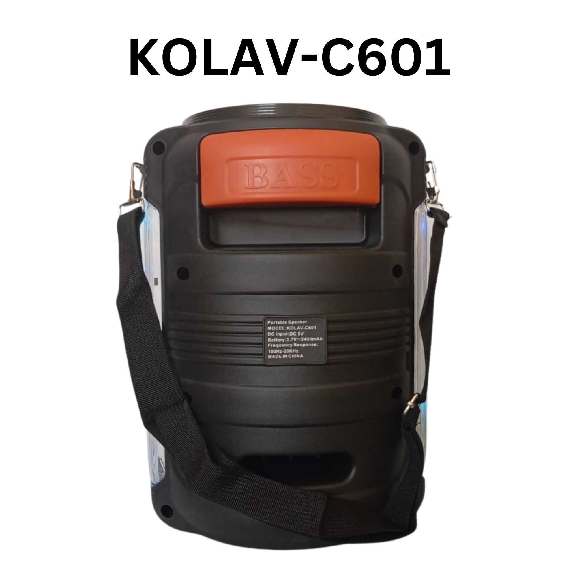 EUROKEN KOLAV-C601  Bluetooth Speakers Wireless Bluetooth Speaker Subwoofer Large Volume Cool Dynamic Atmosphere Light  Portable Small Home Outdoor