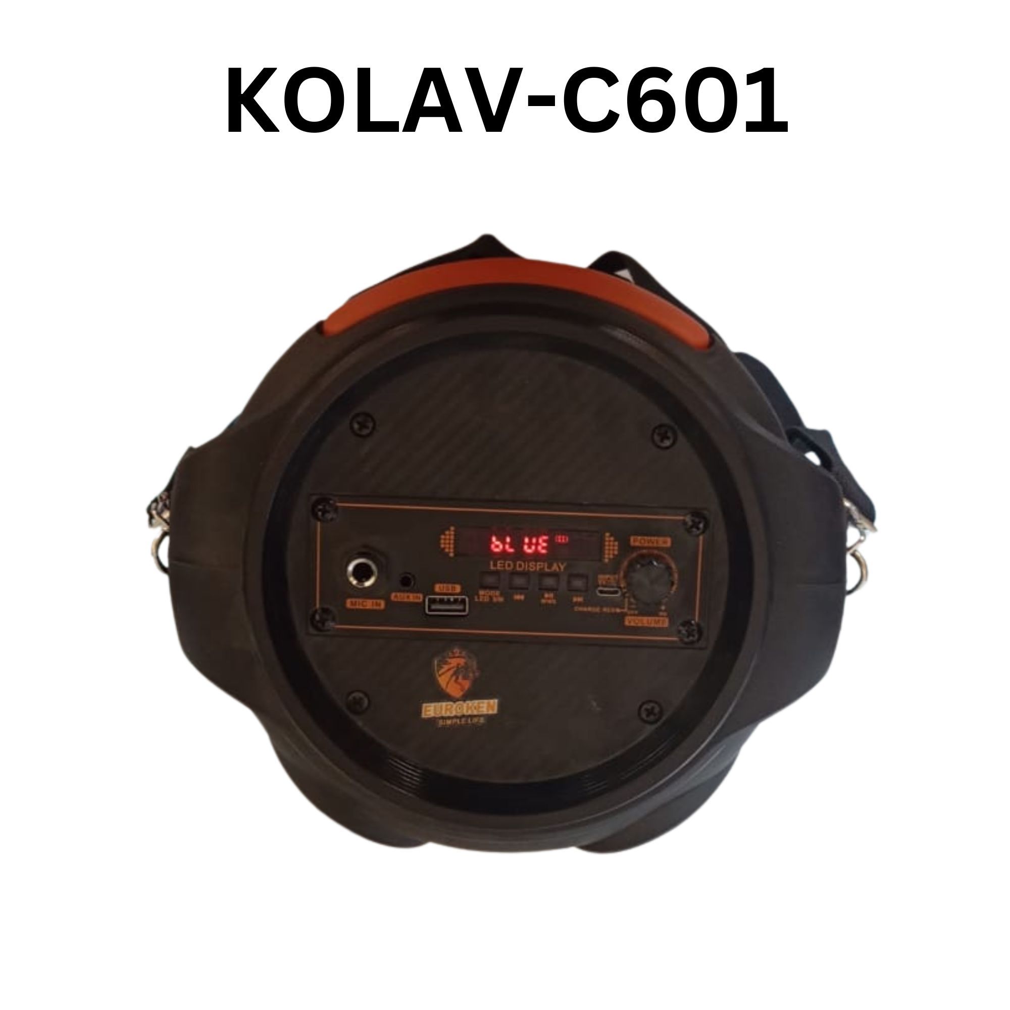 EUROKEN KOLAV-C601  Bluetooth Speakers Wireless Bluetooth Speaker Subwoofer Large Volume Cool Dynamic Atmosphere Light  Portable Small Home Outdoor