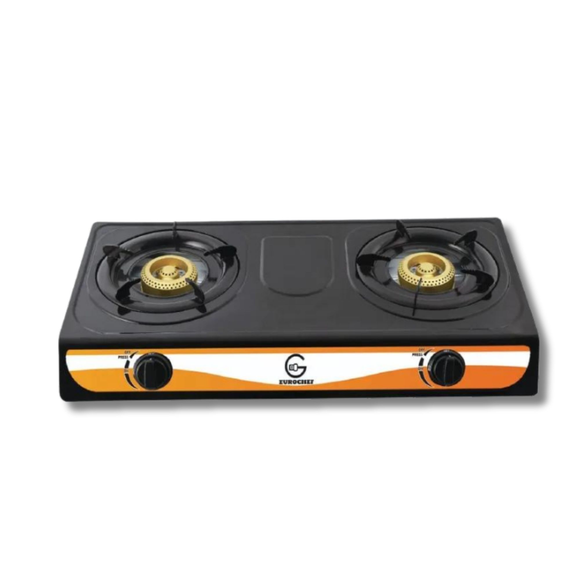 Eurochef G-002B  Two Burner (double) Stainles Steel  Gas Cooker