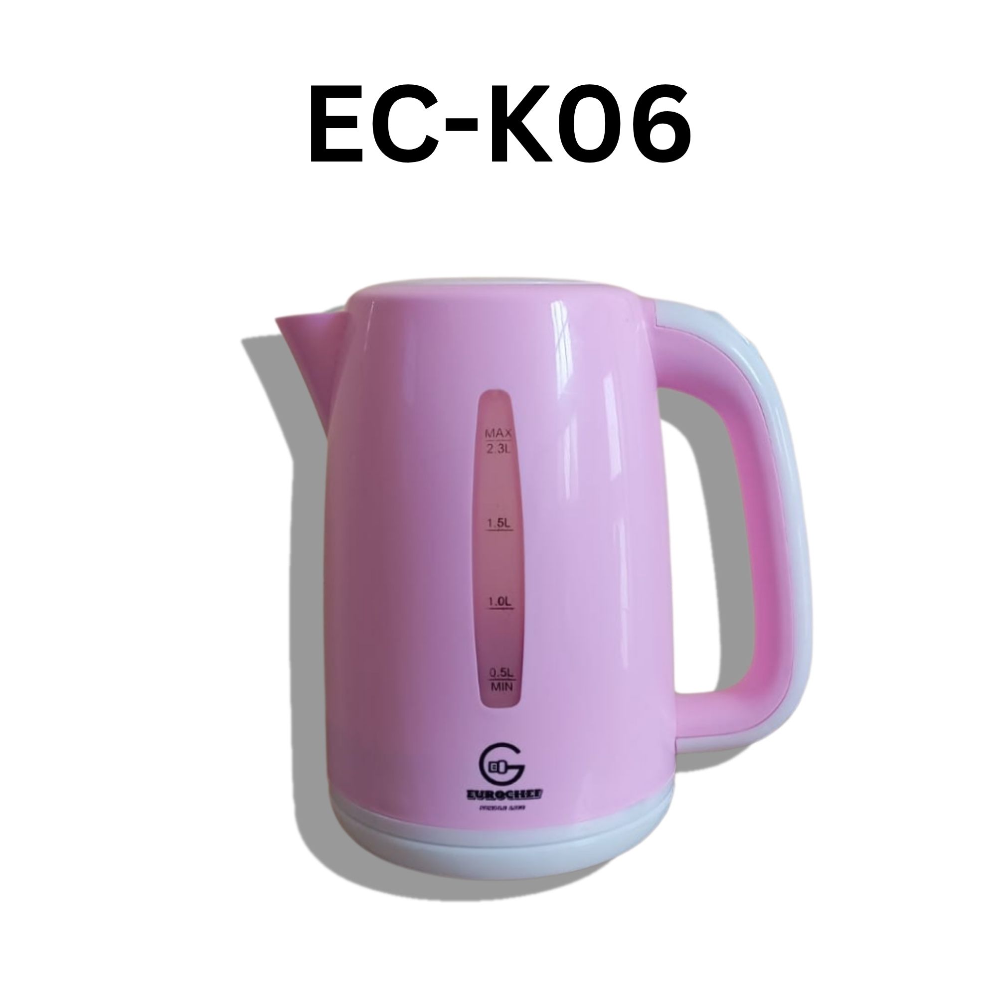 Eurochef  EC-K06 Electric Kettle Automatic turn off , 2.3 Litres -  PINK