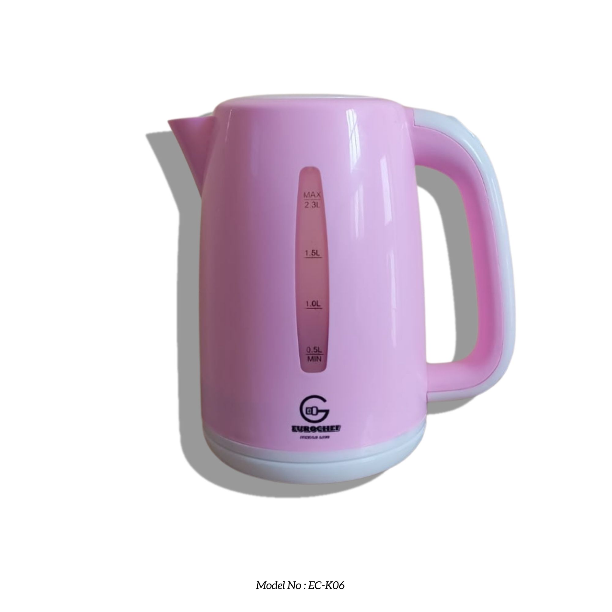 Eurochef  EC-K06 Electric Kettle Automatic turn off , 2.3 Litres -  PINK