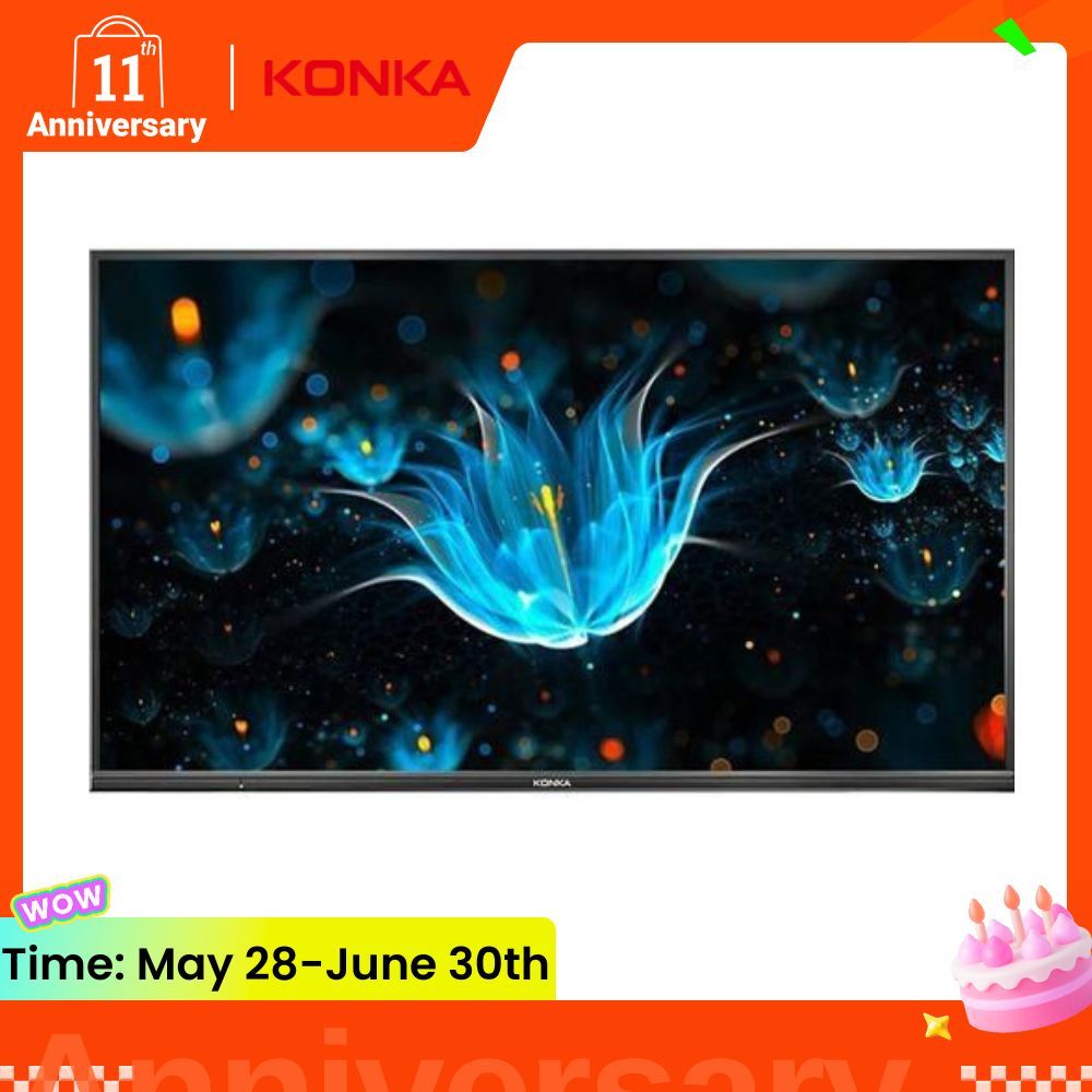 KONKA FRAMELESS SMART TV FULL HD 1080P ANDROID 11 4K ULTRA THIN BEZELS 50 INCHES