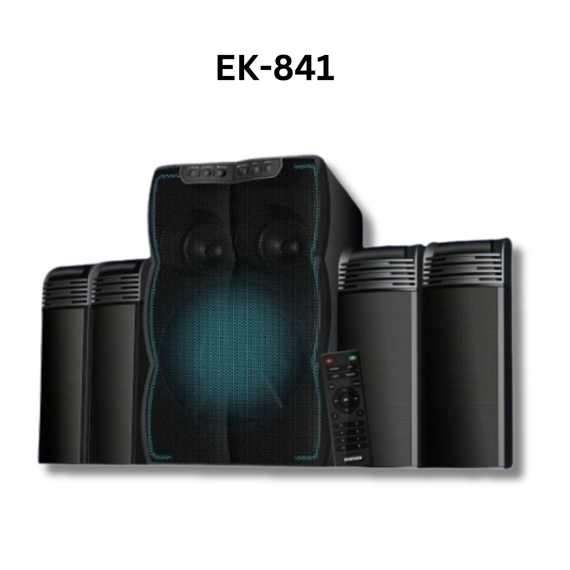 NEW EUROKEN EK-841 4.1CH SOUNDBAR  X-Bass Speaker System Home Theatre System AC/DC Subwoofer Bluetooth Woofer USB/SD/FM Home Audio System with Remote Control