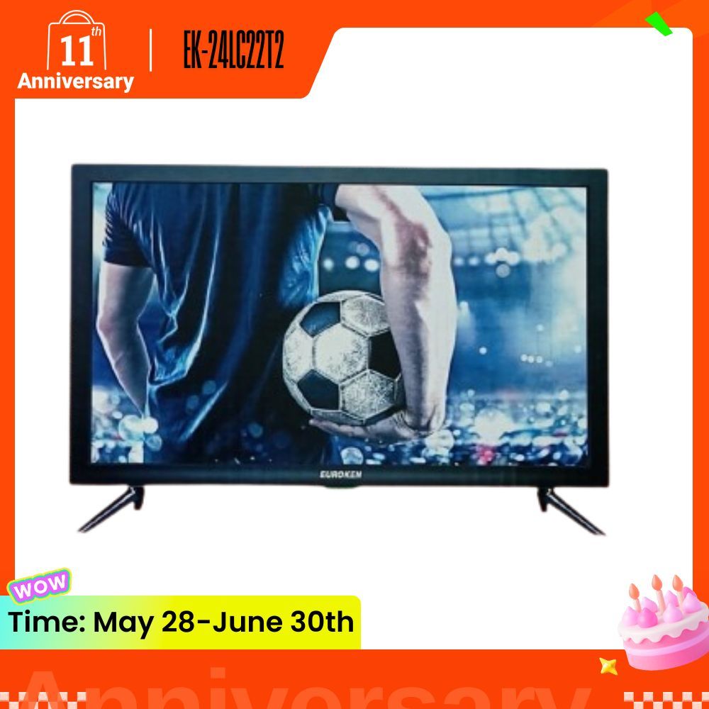 EUROKEN  EK-24LC22T2 TV  WITH LED & TRUE COLOR DIGITAL TV 22 INCHES