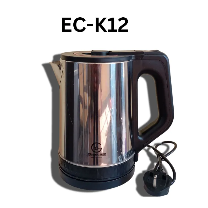 Eurochef  EC-K12 Electric Kettle Automatic, 2 Litres -  Stainless Steel