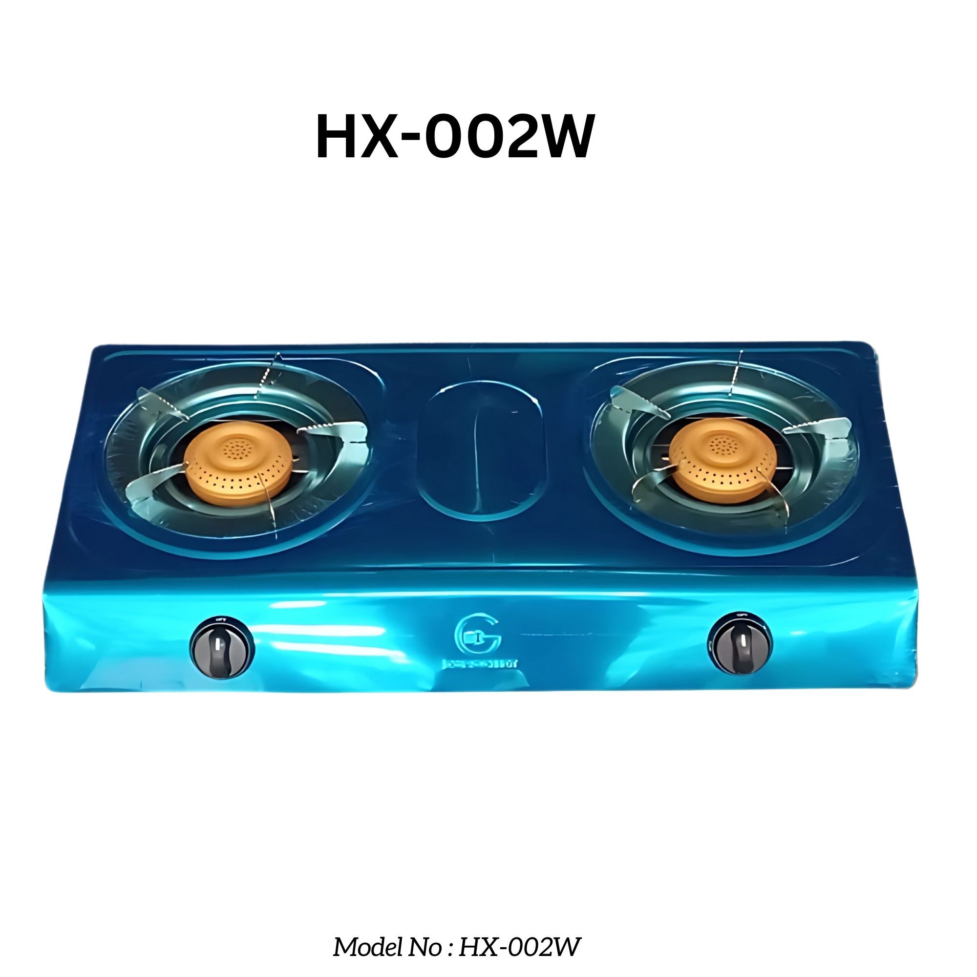 【ExclusiveOffer】Eurochef HX-002W Table Top Stainless Steel 2 Burner Kitchen Appliance Cooktop Gas Cooker