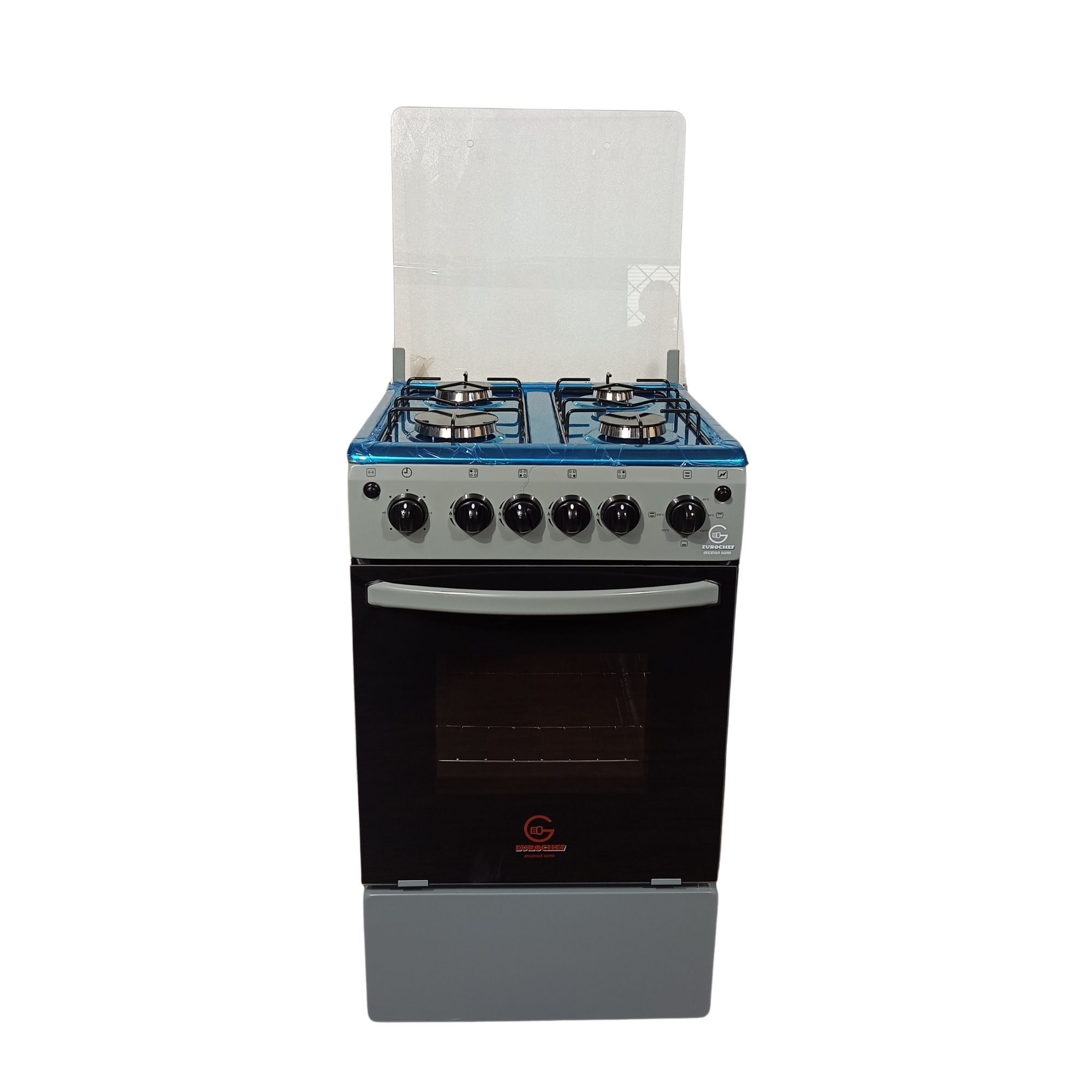 【Exclusive Offer】 EUROCHEF EGT55-4G-E  55L HOME IMPROVEMENT FREE STANDING COOKER  4 GAS BURNER KITCHEN APPLIANCE WITH ELECTRIC OVEN 50X55CM