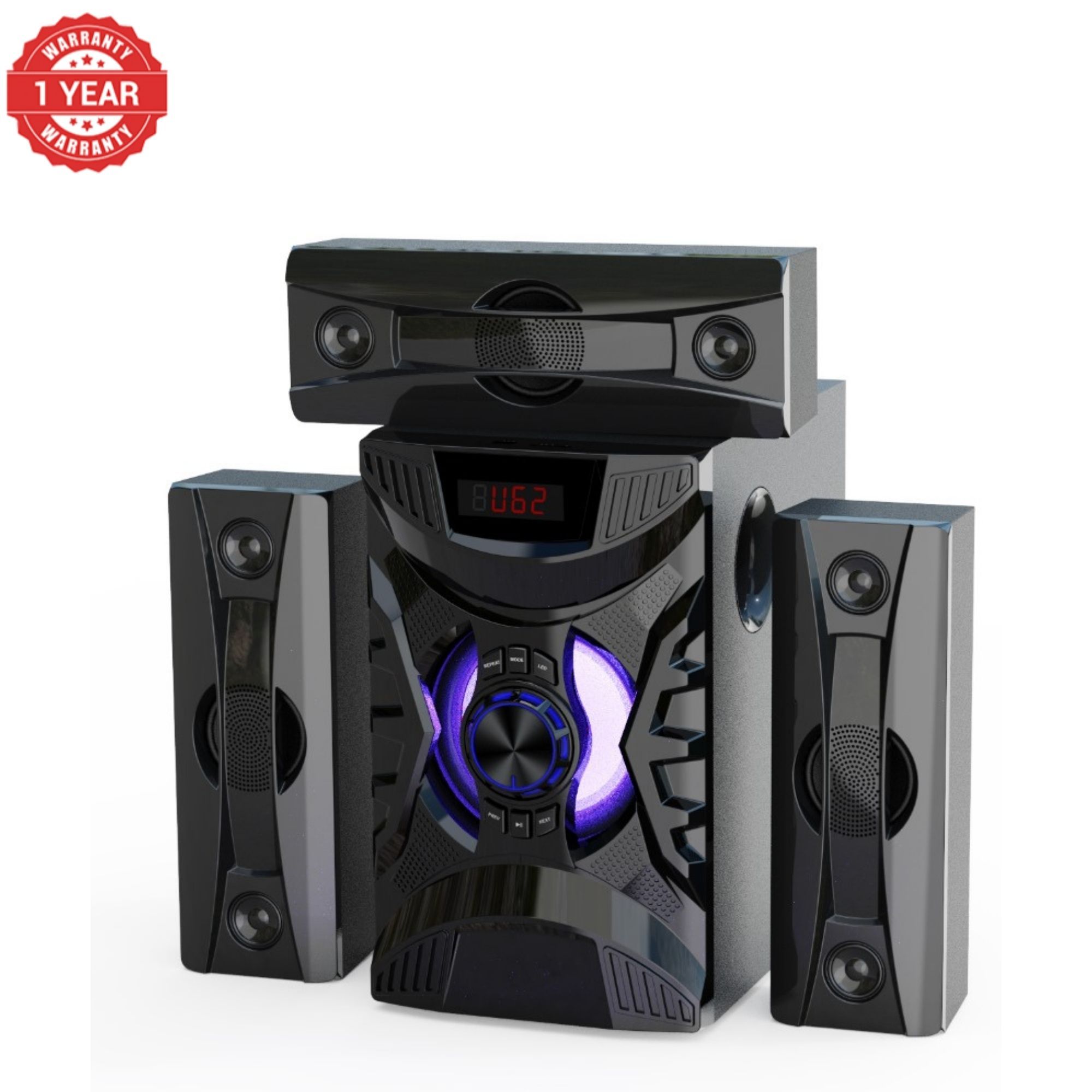 【Exclusive Offer】 NEW SINATECH ST-6310 3.1CH Subwoofer Speaker 20,000W PMPO Woofer Home Theatre Audio Speaker System BLUETOOTH/FM/SD/USB With Remote Control