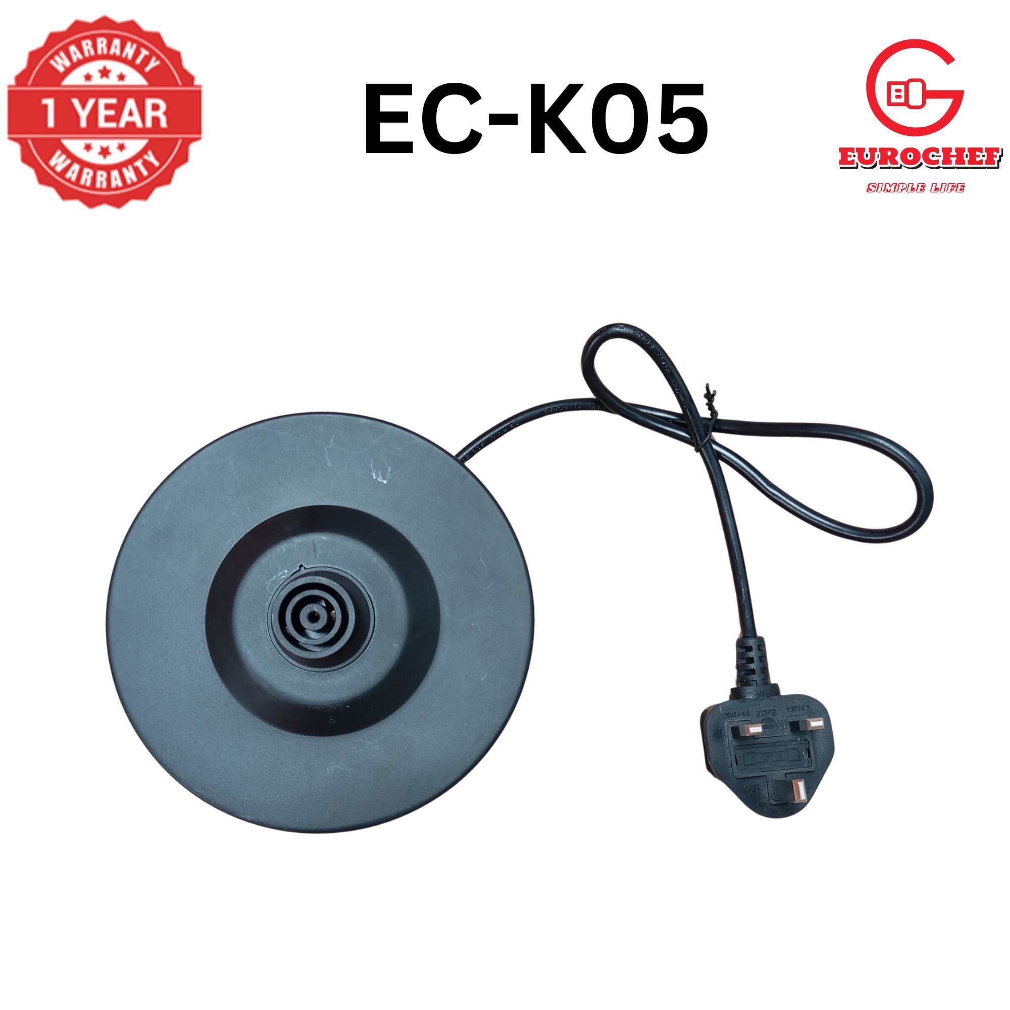 Eurochef  EC-K05 2L stainless steel cordless Electric Kettle  jug for boiling water home appliance