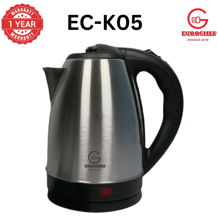【Limited Offer】 Eurochef  EC-K05 2L stainless steel cordless Electric Kettle  jug for boiling water home appliance