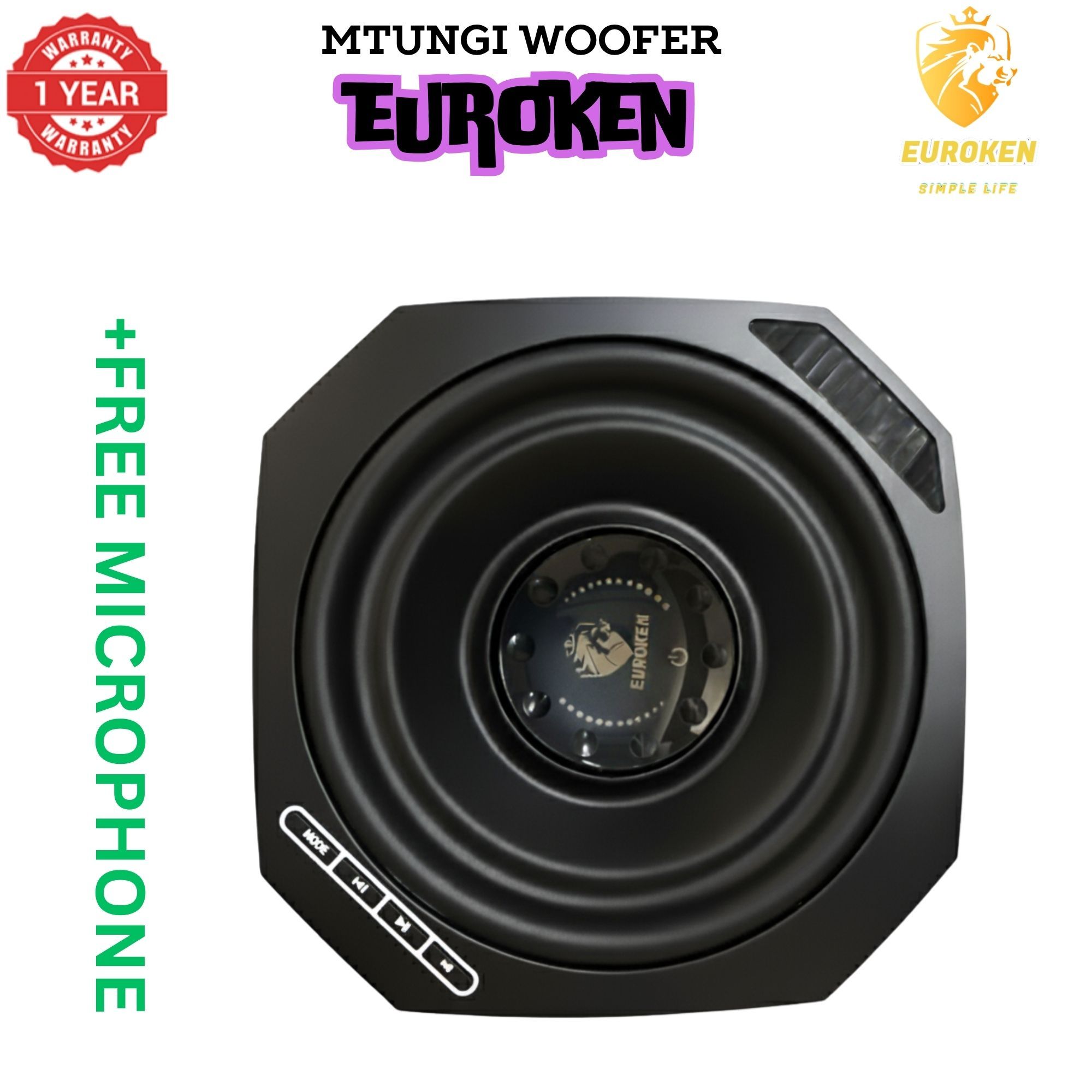 【Exclusive Offer】NEW EUROKEN MTUNGI EK-607 2.1CH With 20,000 PMPO MTUNGI Subwoofer Speaker  Home Theatre Audio System  With Remote Control BLUETOOTH/USB/SD/FM FREE MIC