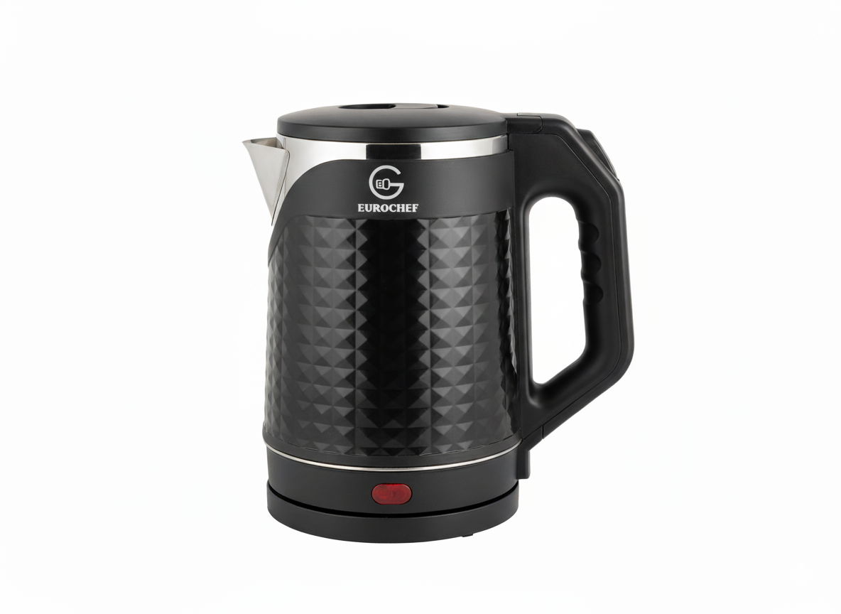 【Limited Offer】 EUROCHEF EC-K16  2 L Stainless steel Electric Cordless Kettle Electric Jug for boiling water Kitchen Appliaance