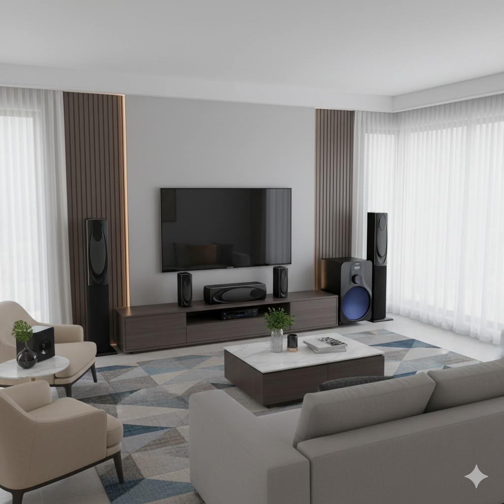 【Limited Offer】New Euroken EK-58K5 Home Theatre System 5 in 1 Tall Boys 15,000 PMPO with Bluetooth ?FM/SD Mem card Support with Super Bass Boost