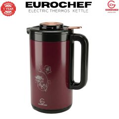 【Limited Offer】 EUROCHEF Thermo Kettle  EC-K53  3.5L 2-in-1 Electric Thermos Kettle & Cordless Water Boiler – Auto Shut-Off