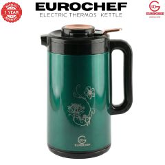 【Limited Offer】 EUROCHEF Thermo Kettle  EC-K53  3.5L 2-in-1 Electric Thermos Kettle & Cordless Water Boiler – Auto Shut-Off