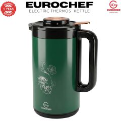 【Limited Offer】 EUROCHEF Thermo Kettle  EC-K53  3.5L 2-in-1 Electric Thermos Kettle & Cordless Water Boiler – Auto Shut-Off