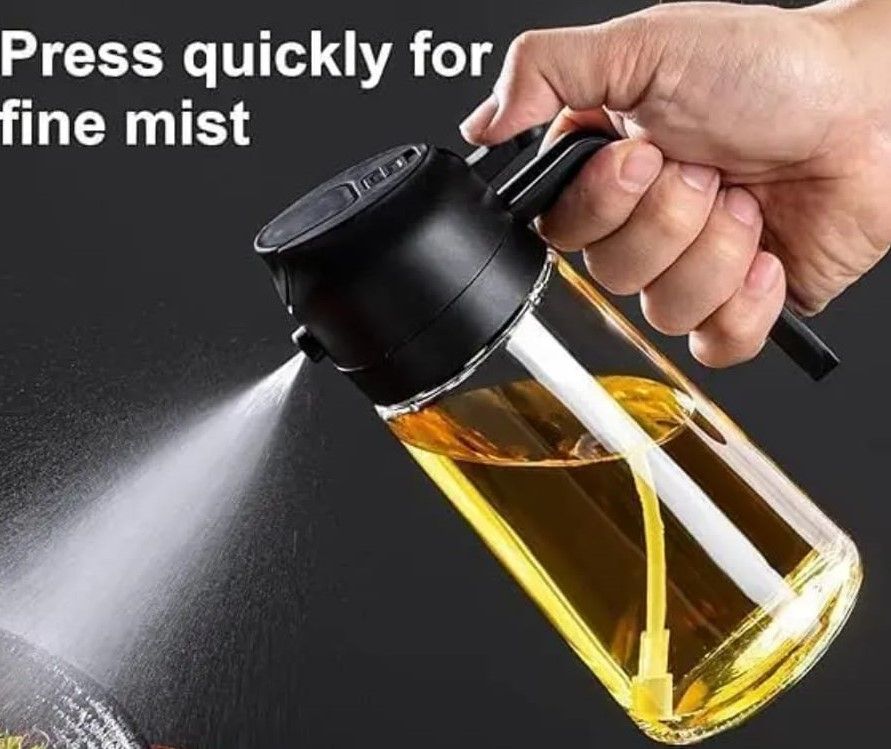 Oil spray, Oil dispenser spray,  Oil Sprayers Glass Bottle for kitchen use