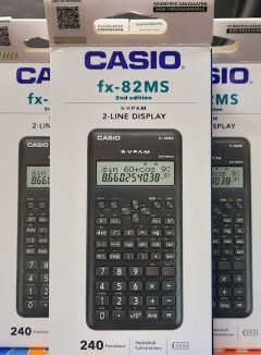 Original Casio FX-82MS Scientific Calculator – 240+ Functions, Dual Power, Durable Keypad, Ideal for High school, KCSE, University, College, Engineering & Business Students