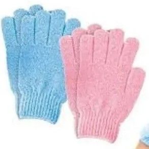 shower gloves helps in scrubbing the body well