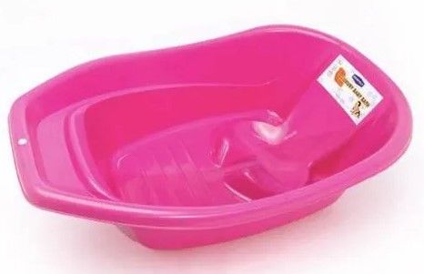 Baby bath Basin, 1 pc Kenpoly Large Baby Bath Basin pink