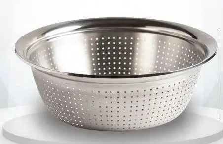 Wash sieve Tray,Steel washing sieve, Wash sieve Tray, vegetable washing sieve, small hole sieve,quick draining basket, stainless steel vegetable washing basket, sieve basin, Small hole basin