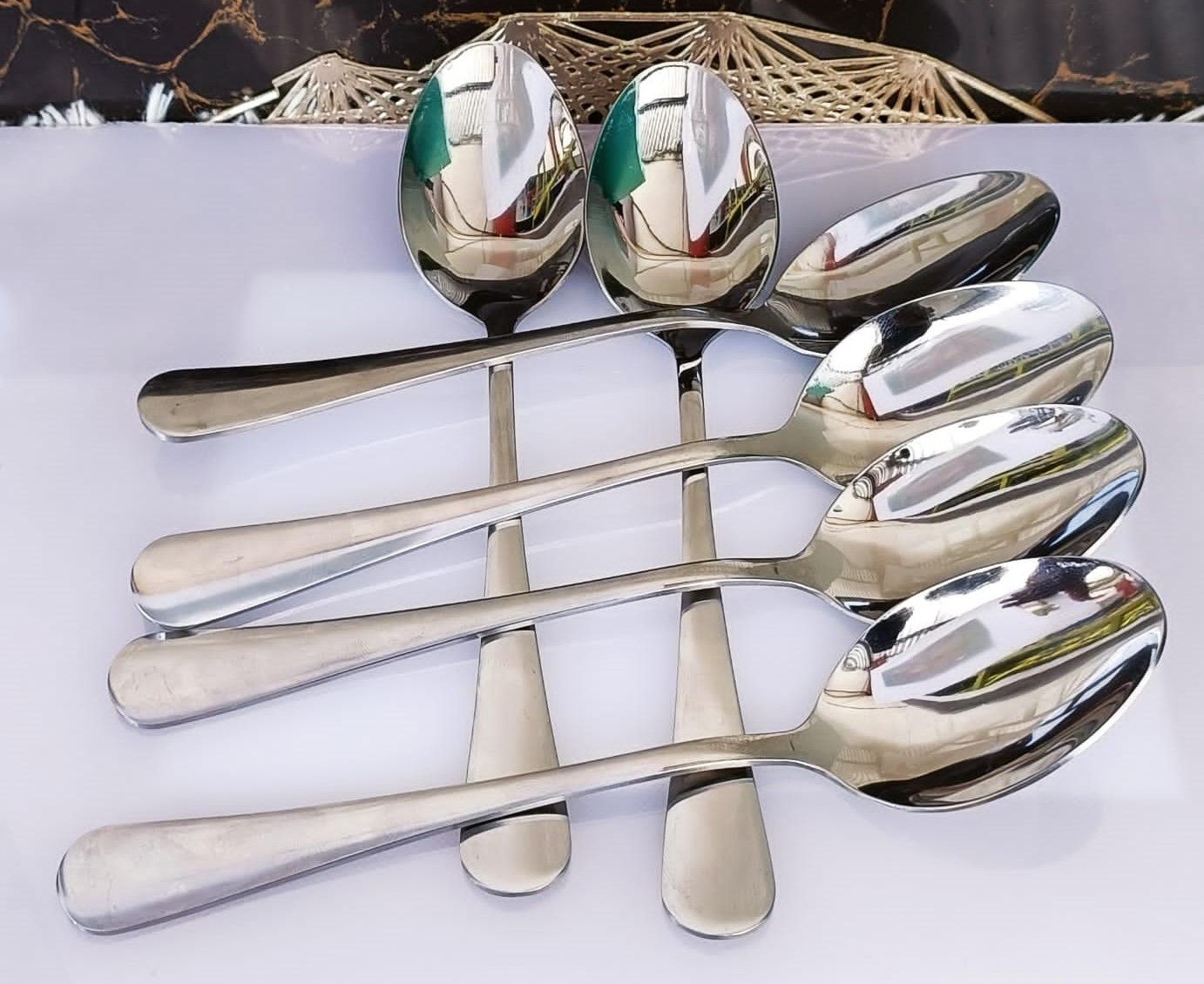 table spoons , Heavy gauge stainless steel table spoons  Set of 6 pieces