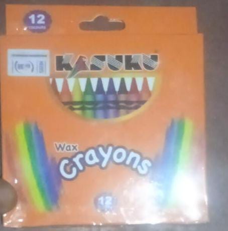 crayons , wax cayons kasuku 12pcs