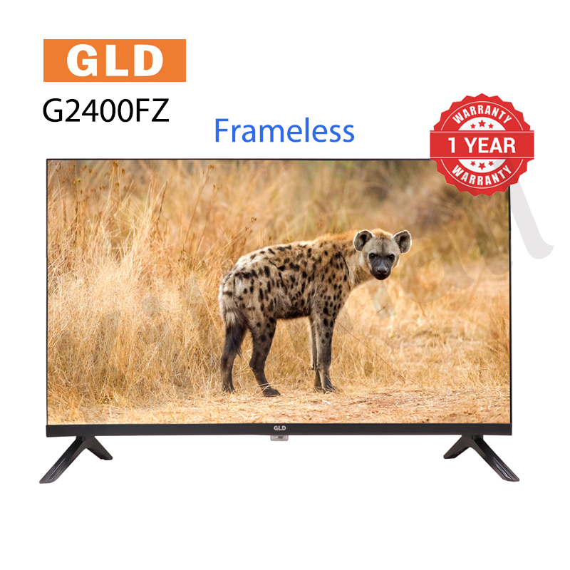 GLD 24 inch HD LED Digital Frameless TV with 12 Months Warranty(G2400FZ)