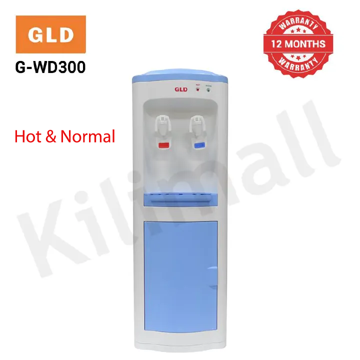 GLD Household Appliance Hot and normal standing Water Dispenser(G-WD300)with Storage Cabinet 2 Faucets Kitchen Appliance big size