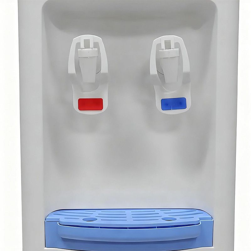 GLD Top Loading Hot and Normal Standing Water Dispenser(G-WD300) with Storage Cabinet Large Capacity, 2 Faucets, for Home Office Kitchen Household Appliance