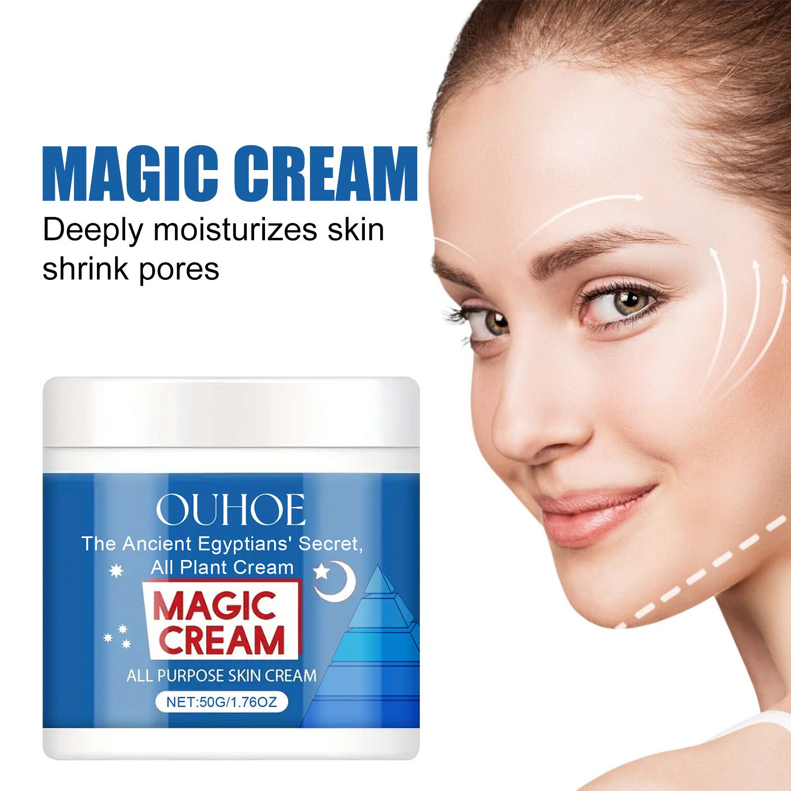 Magic Facial Cream All Purpose Skin Face Cream Moisturizing Nourishing Cracked Repair