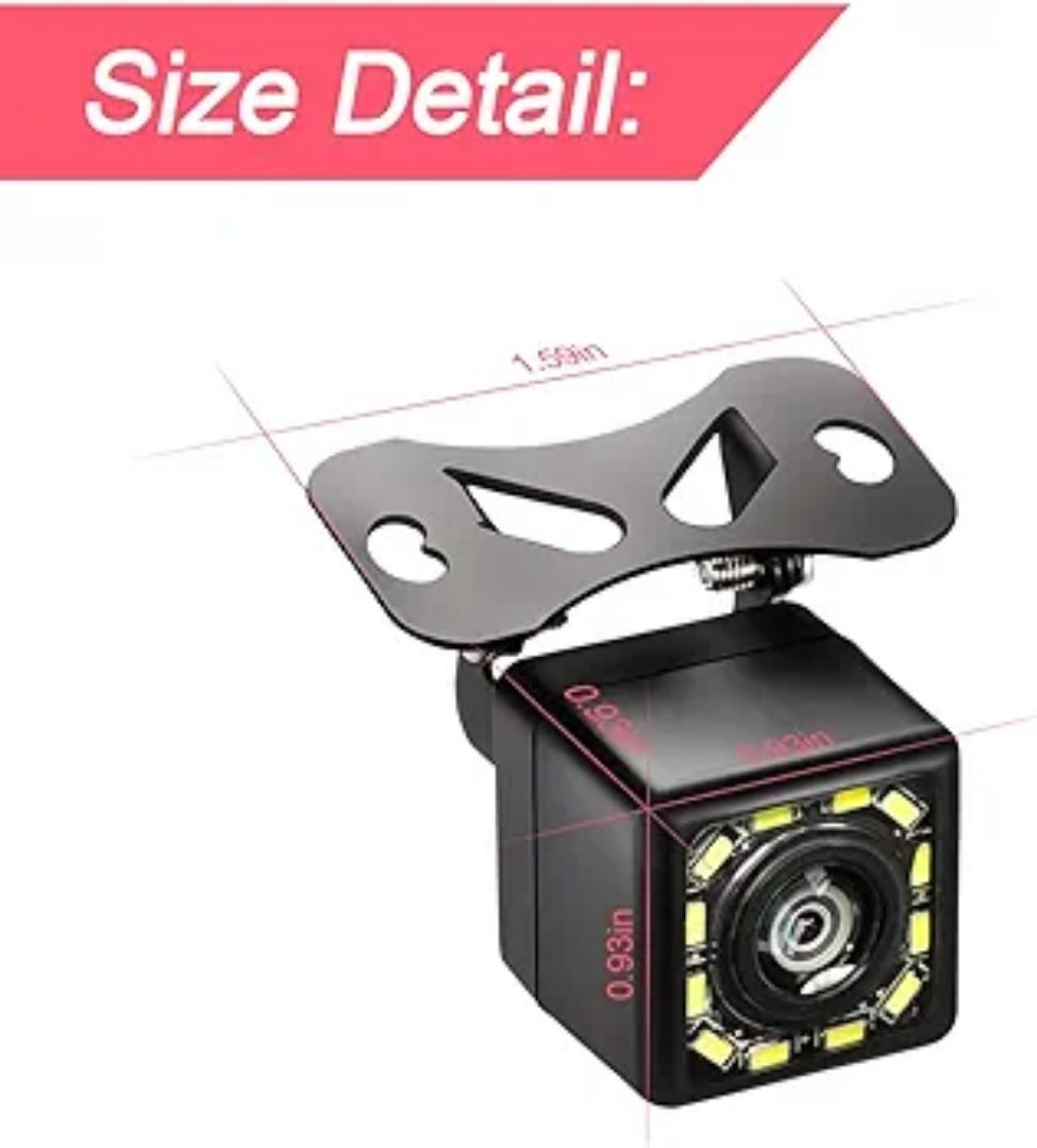 12 LED reverse camera