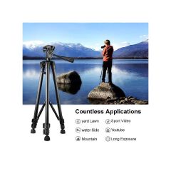 Heavy DutyTripod Stand For SLR Camera,Phone ,