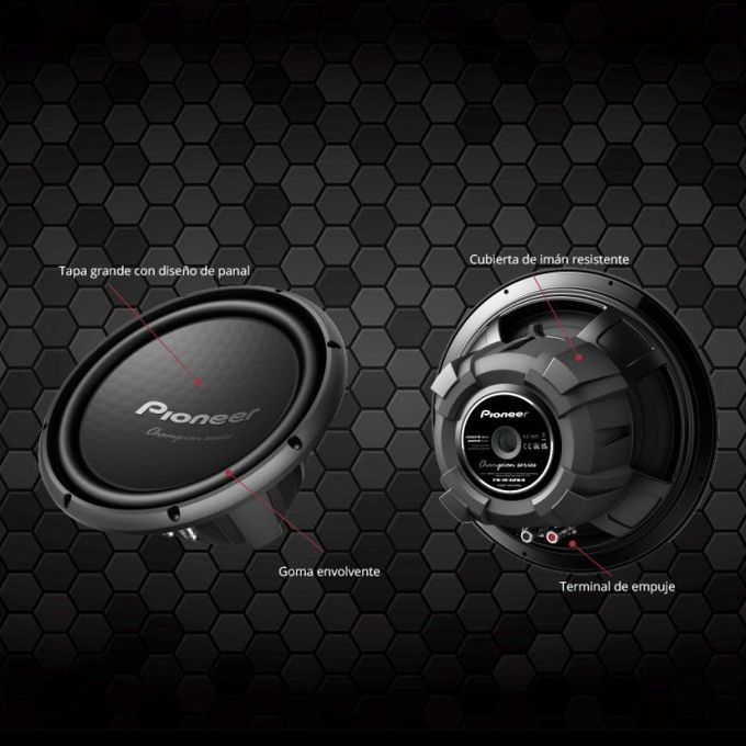 Pioneer Deep Bass Car Subwoofer 12" 1500 Watts Bass Speaker.