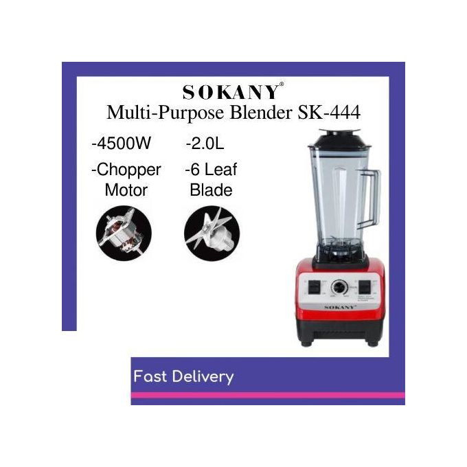 Heavy Duty Commercial Juicer Blender food processor- Automatic, 4500watts, 2L, 6 blades, 7 speeds