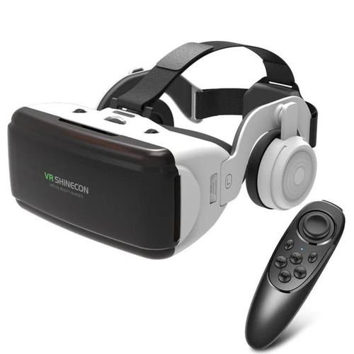 VR SHINECON Vr box with headphone and remote