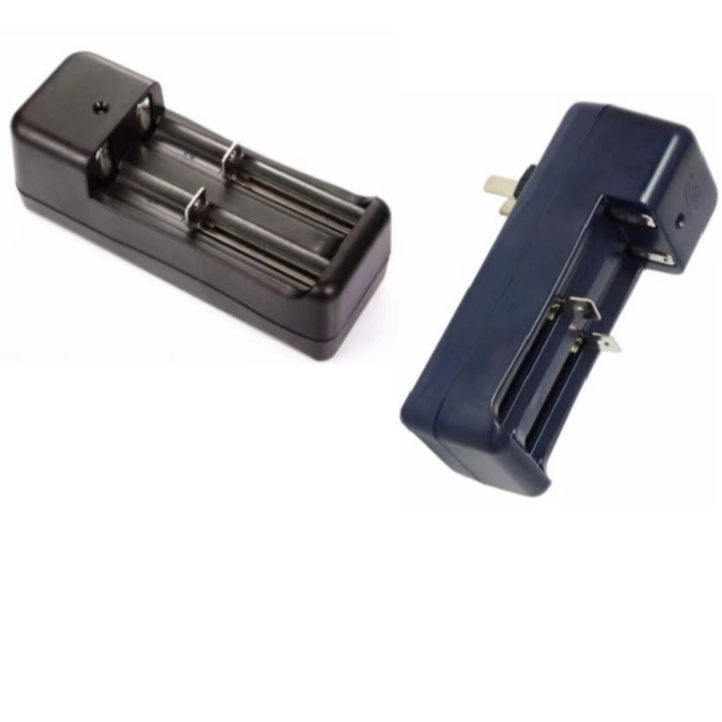 3.7V Double Battery Charger Universal Rechargeable Li-ion EU/Indian 18650/16340/26650 Camera Battery Charger