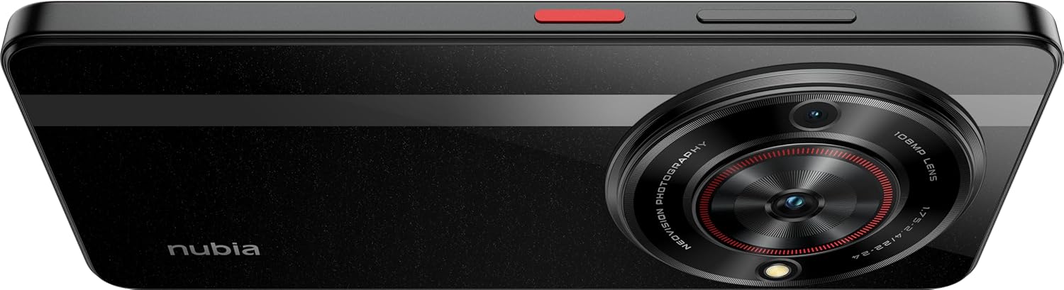ZTE Nubia Focus 5G: Big, Bold, And An Impressive HD Camera 108MP, HD+ Hole Display (14GB RAM, 256GB ROM ,5000mAh Battery, Android 13) - Black , DUAL SIM,UNLOCKED