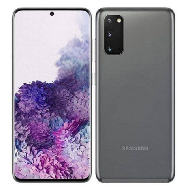 Samsung Galaxy S20 5G 6.2 inch 8GB+128GB Dual Sim ,64mp+12mp AMOLED Display ,4000mah, Grade (A) ,Unlocked + FREE 45W SUPER FAST CHARGER