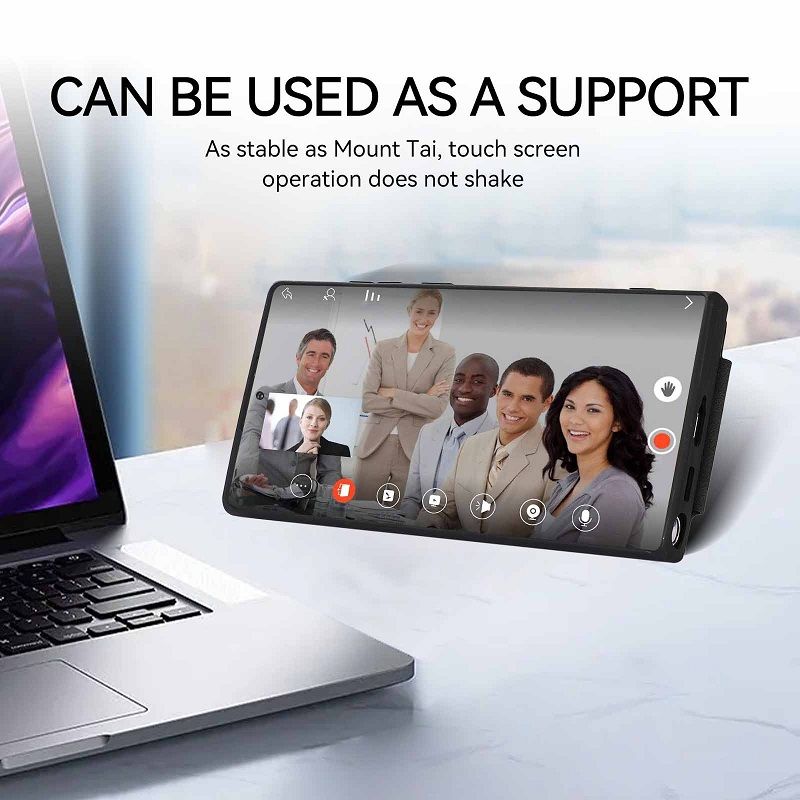 Leather Cover for Samsung Galaxy S23 S22 S21 S20 Ultra A13 A53 A14 A54 A34 Armour Finger Ring Buckle Doka Leather Case